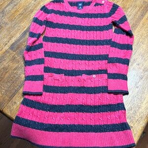 Striped sweater dress